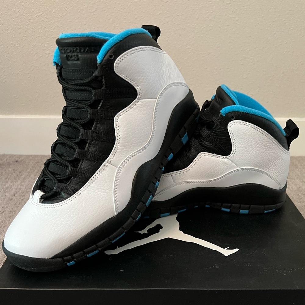 Air Jordan 10 Retro White Powder Blue 2014